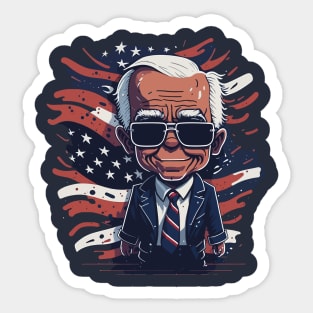 Patriotic President Sticker